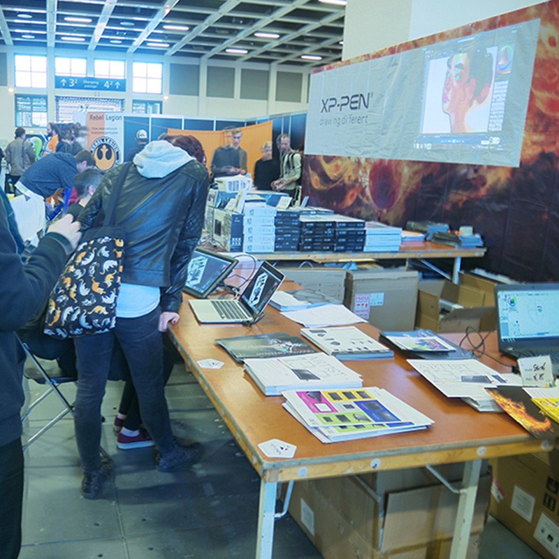XPPen in 2017 German Comic Con