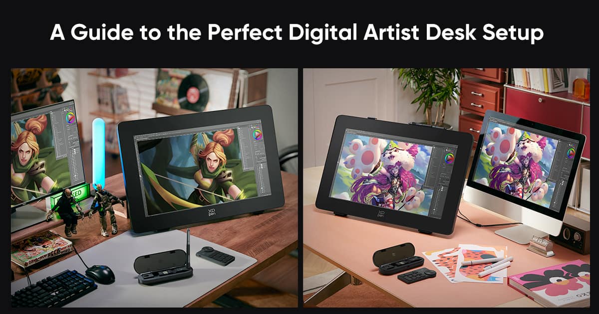 A Guide to the Perfect Digital Artist Desk Setup