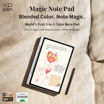 XPPen Unveils Magic Note Pad: Pioneering Digital Note-Taking with the World's First 3-in-1 Color Note Pad