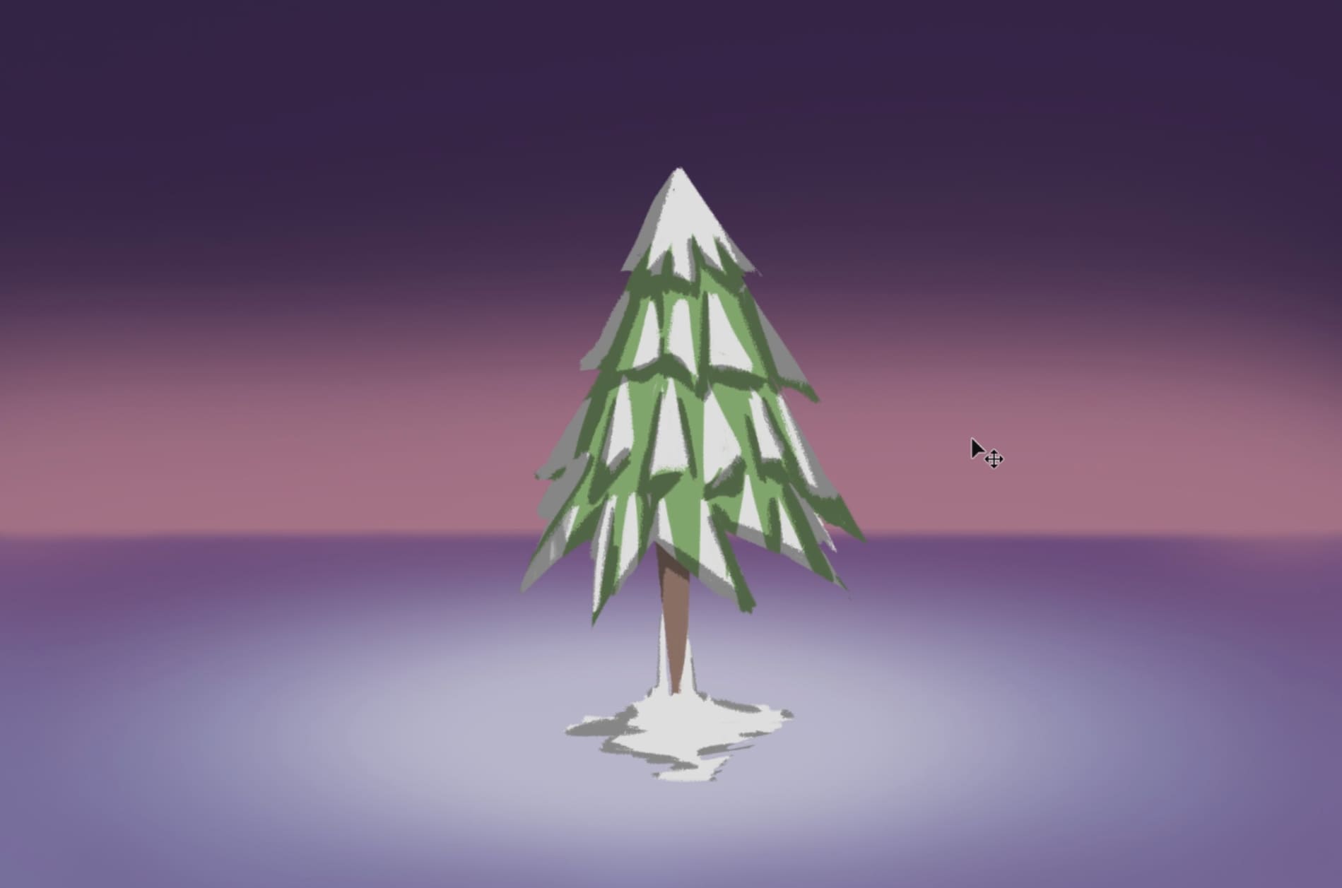 How to draw a christmas tree step by step