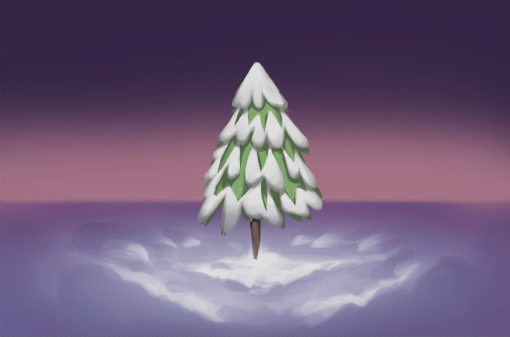 How to draw a christmas tree step by step