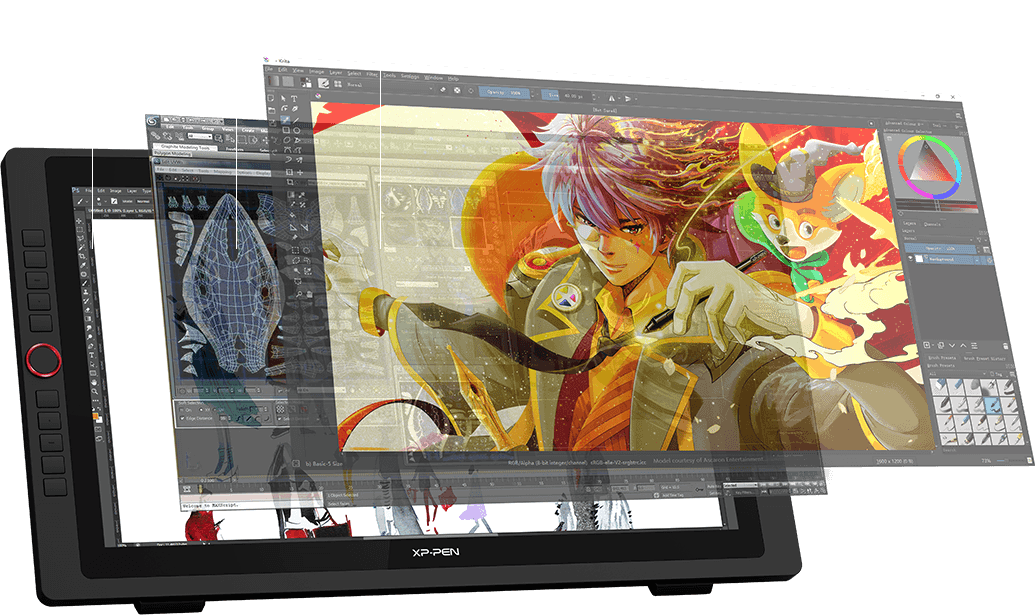Artist 22R Pro Large Professional Drawing Tablet Monitor | XPPen