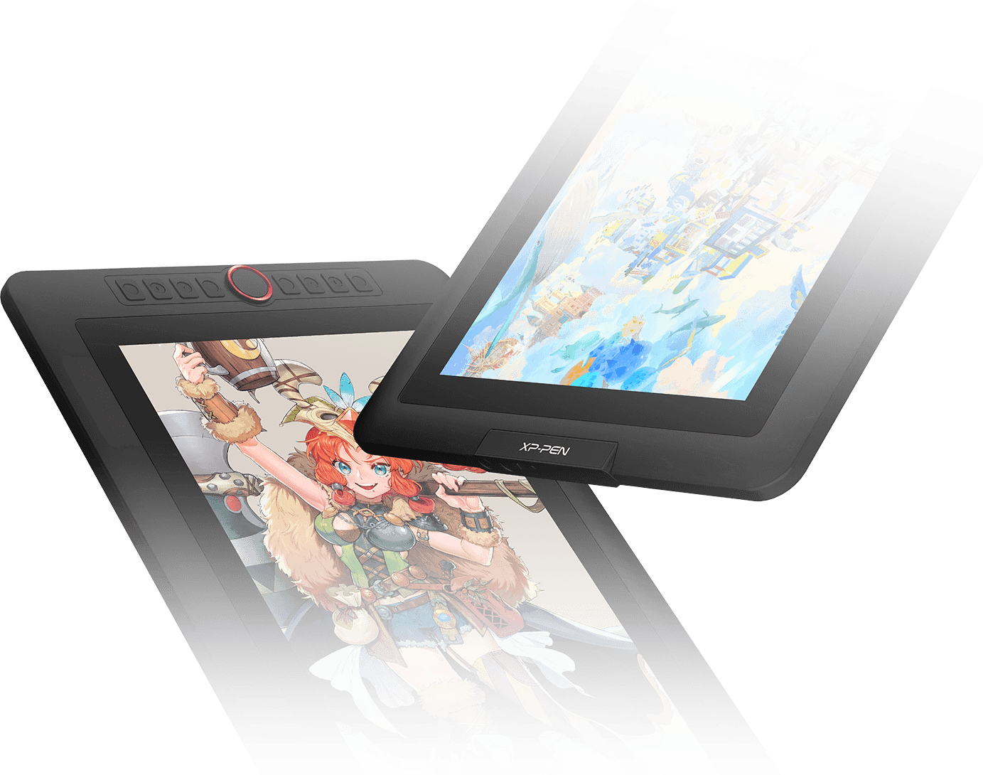 XP-Pen Artist 15.6 IPS Drawing Monitor Digital Graphic Tablet Pen Display  with Battery-Free Passive Stylus 8192 Pressure