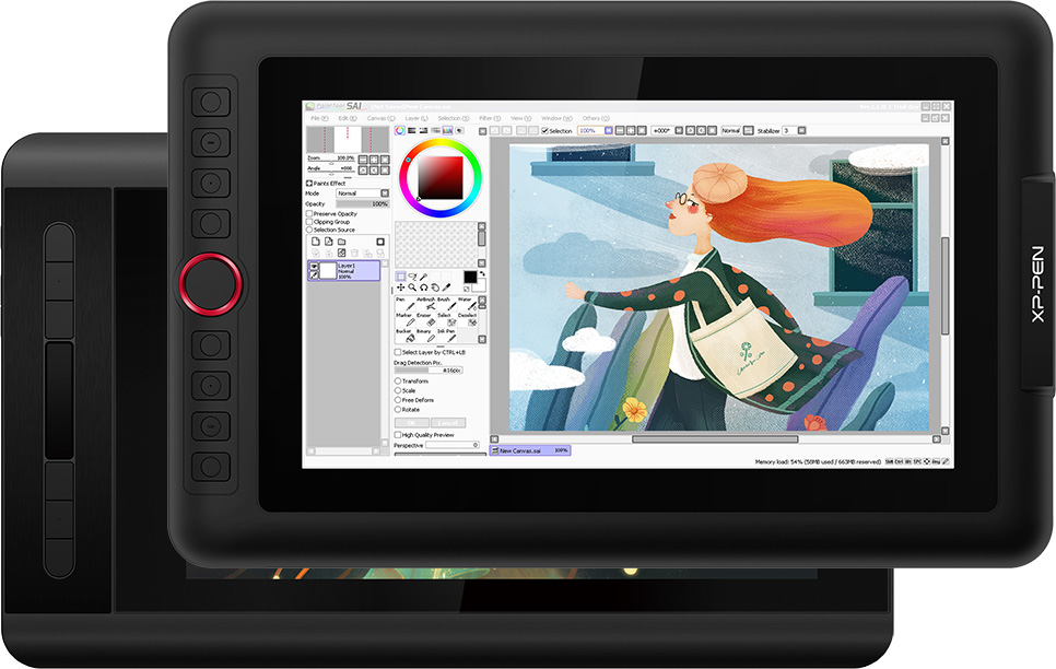  XPPen Artist12 Pro 11.6 Drawing Tablet with Screen Pen Display  Full-Laminated Graphics Tablet with Tilt Function Battery-Free Stylus and 8  Shortcut Keys(8192 Levels Pen Pressure and 72% NTSC) : Electronics