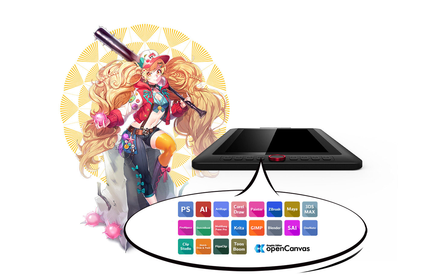 Artist 13.3 Pro affordable display graphic tablet | XPPen