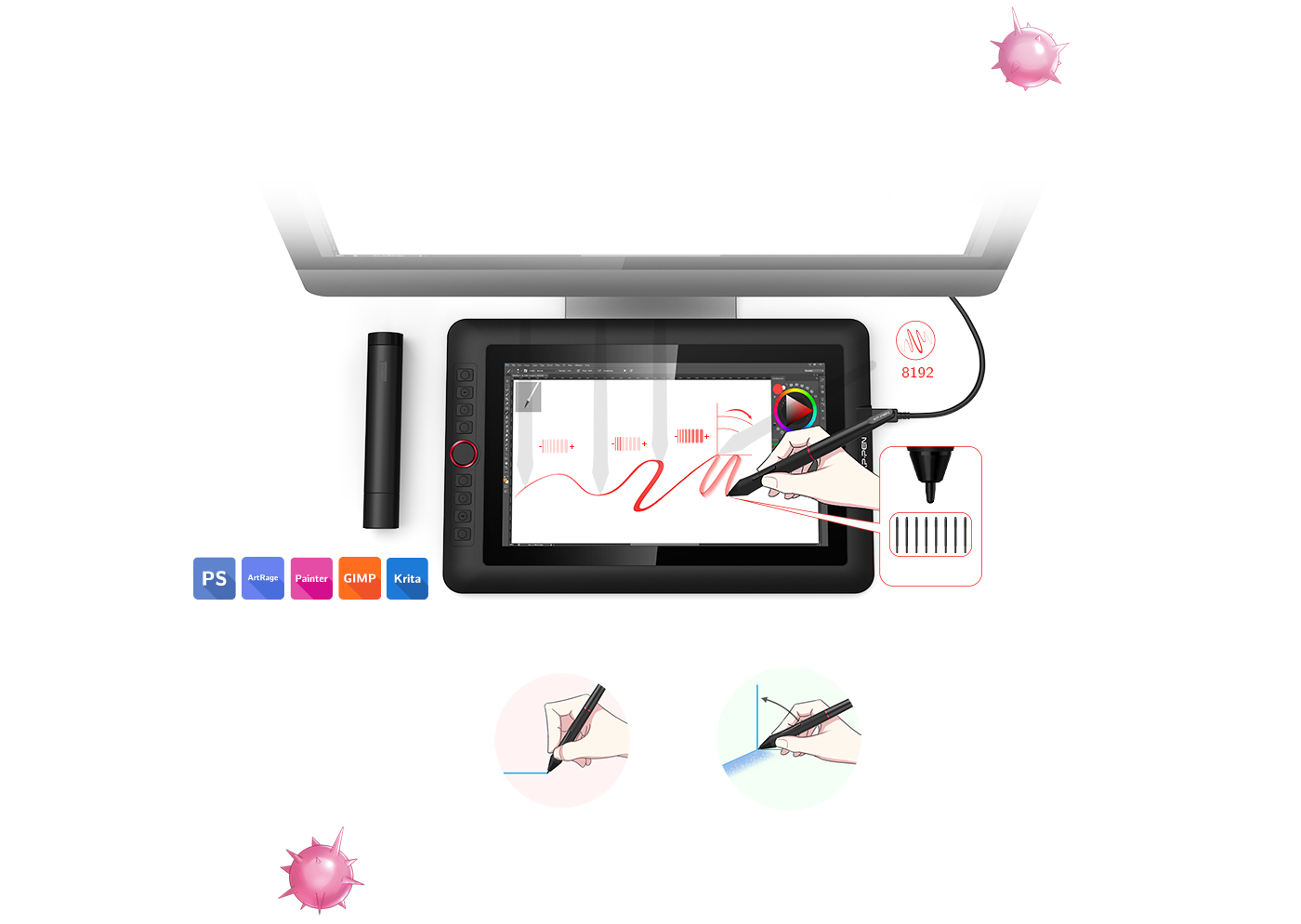 Artist 13.3 Pro affordable display graphic tablet | XPPen