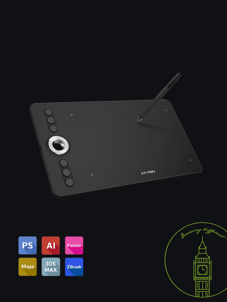 Deco 02 Creative Animation Drawing Tablet | XPPen