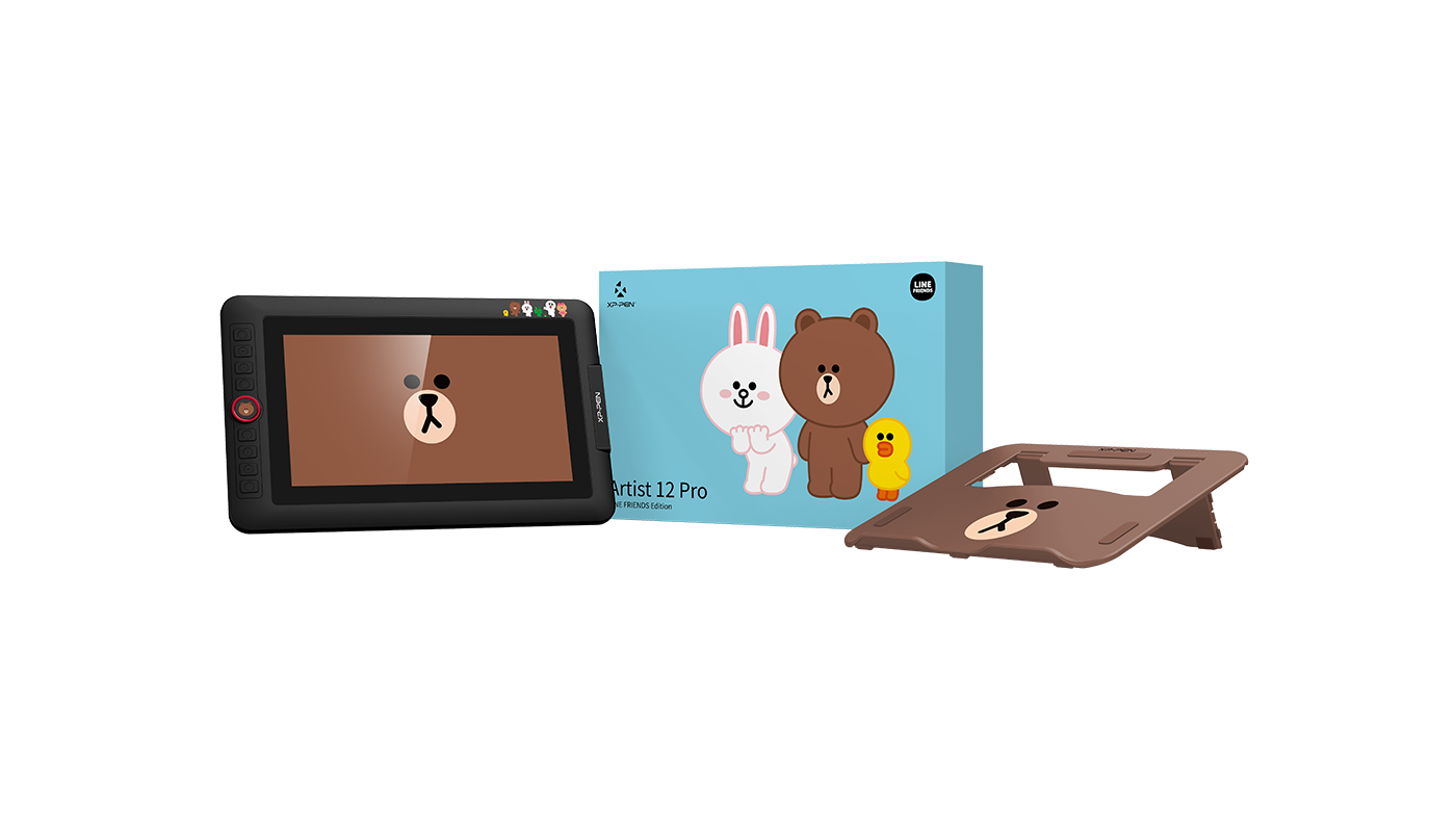 Artist Display 12 Pro LINE FRIENDS Edition | XPPen Canada Official