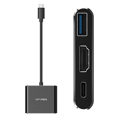 

3 in 1 Multifunctional USB-C Hub (Type C to USB+HDMI+PD)